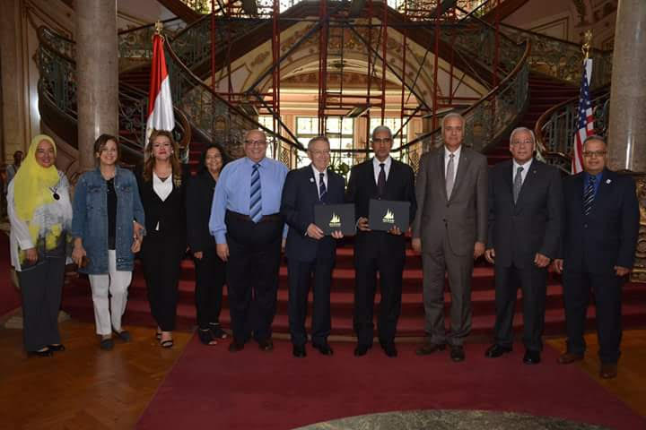 Protocol of cooperation between the Egyptian universities and Ocean University of America