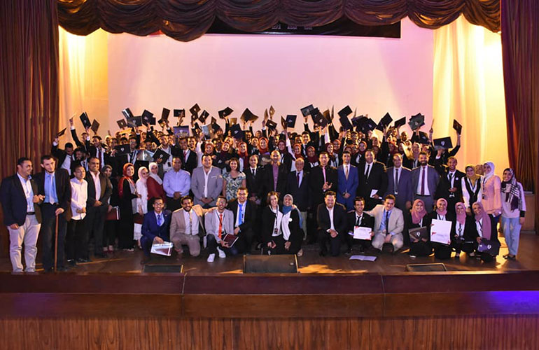 The seventh and final model of the simulation models festival of Ain Shams University students