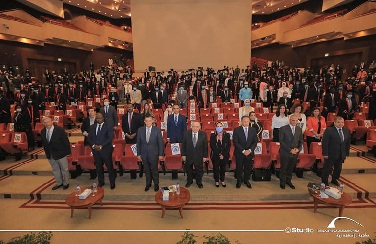 The University President attends the 8TH annual graduation ceremony for African students participating in the programs of the African Elite Youth League