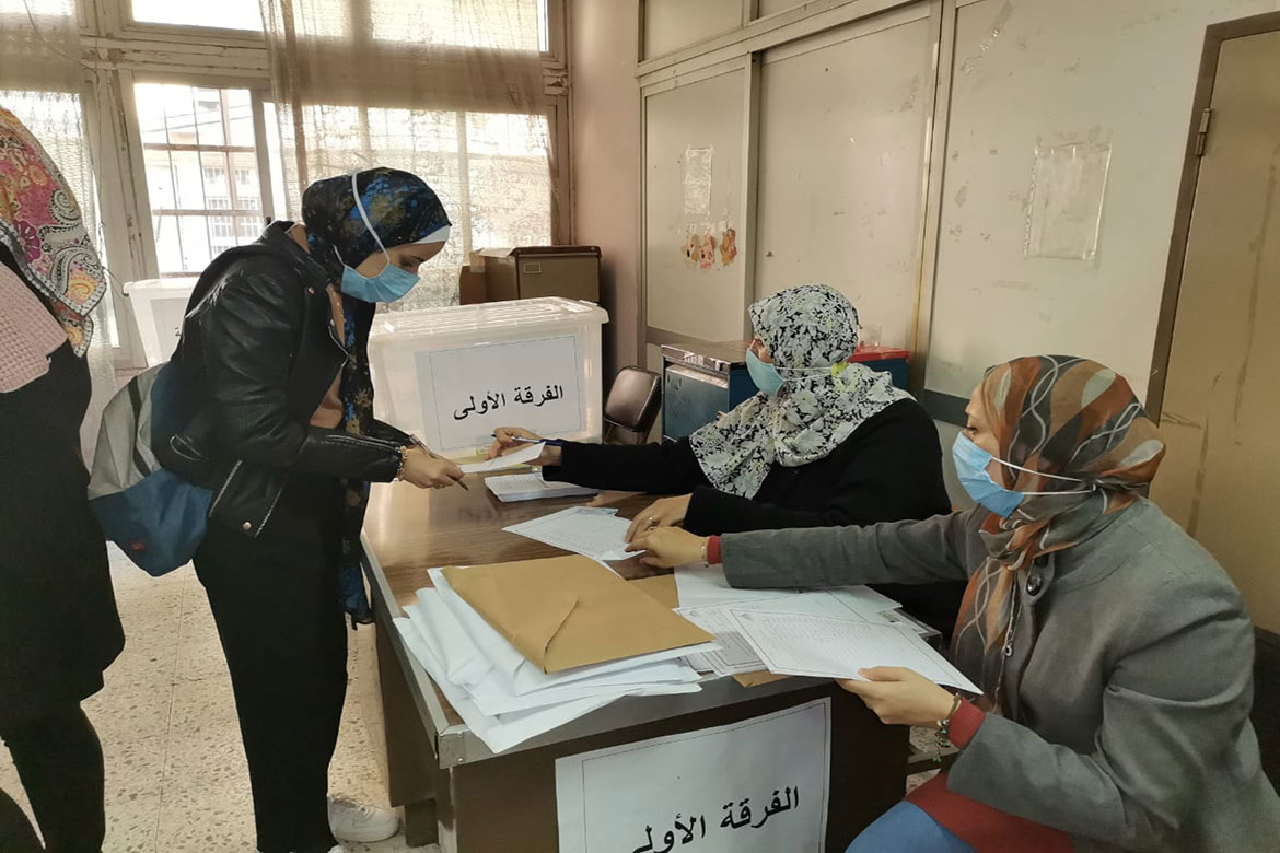 Election of secretaries and assistant secretaries for the committees of faculties unions at Ain Shams University (students)