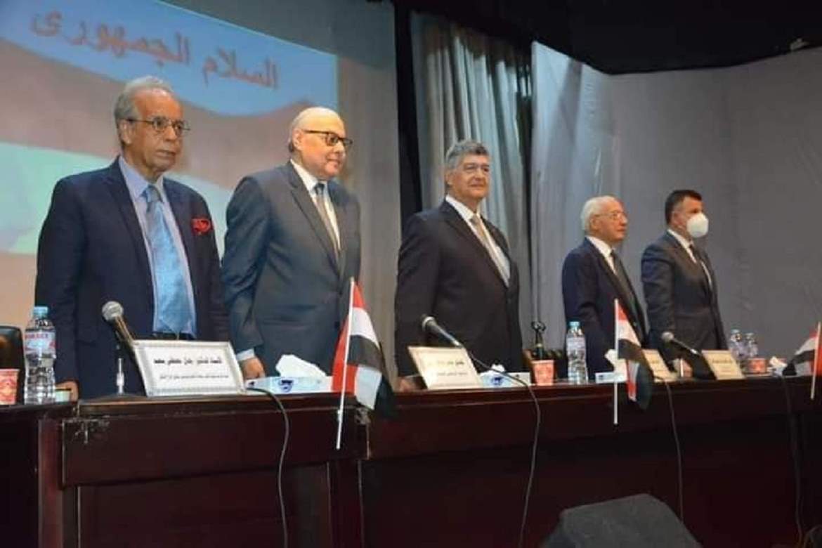 Prof. Dr. Mahmoud El-Metini, President of the University, participates in the celebration of the anniversary of the June 30th Revolution at Al-Jarrah Cultural Salon