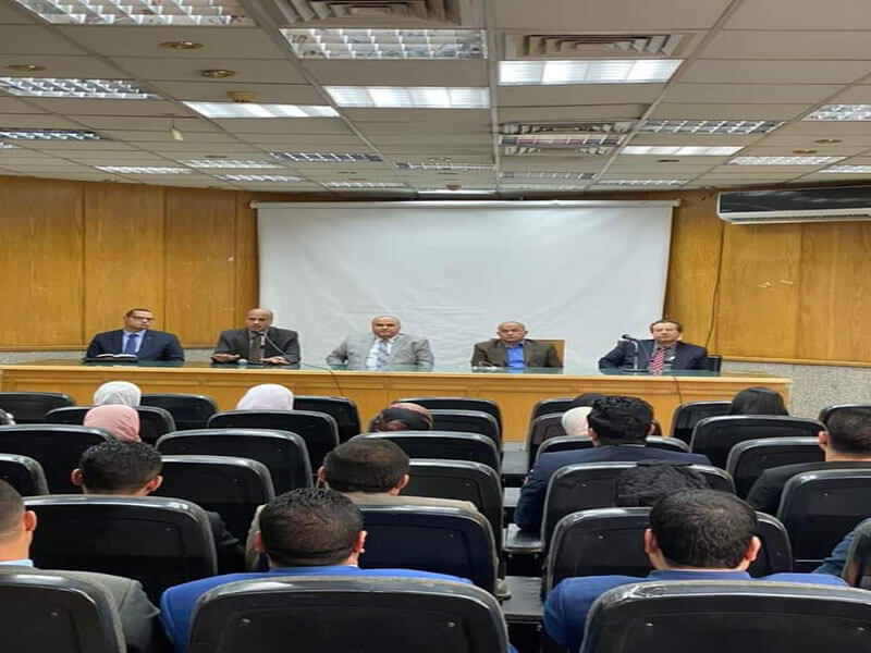 The Dean of the Faculty of Law, the Vice-Deans and the Director of the International Cooperation Office meet with the members of the teaching assistants