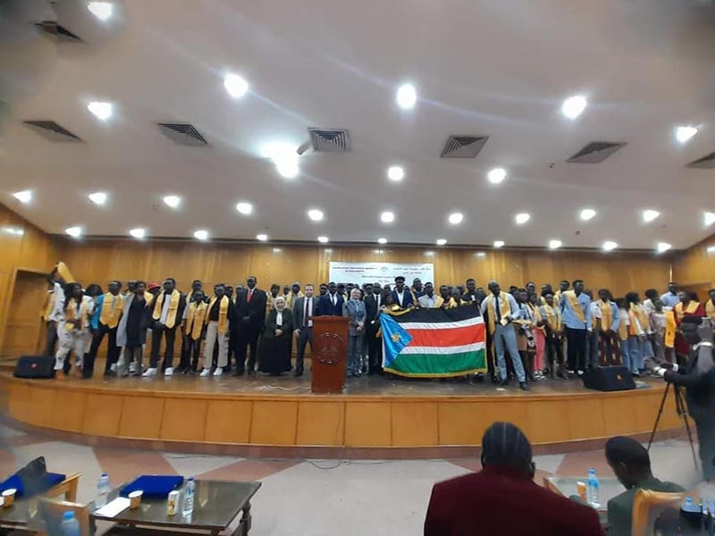 The annual ceremony to receive new South Sudanese students at the Faculty of Law