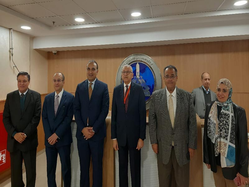 The halls of the Faculty of Al-Alsun Shams host performance evaluation tests for members of the general staff of the Egyptian Ministry of Foreign Affairs