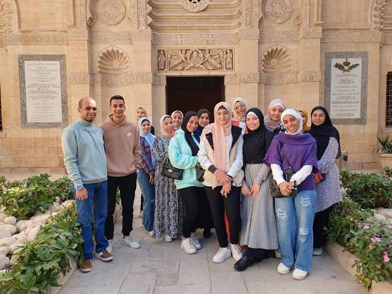 Visits to the field and practical training unit during the months of November and December 2022 at the Faculty of Archeology