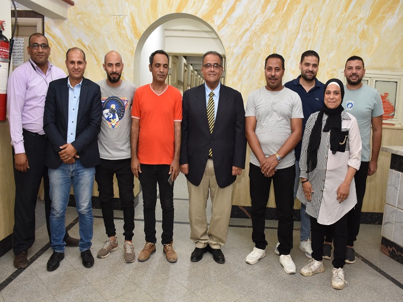 Vice President of Ain Shams University for Education and Student Affairs on an inspection tour of the University Dormitory