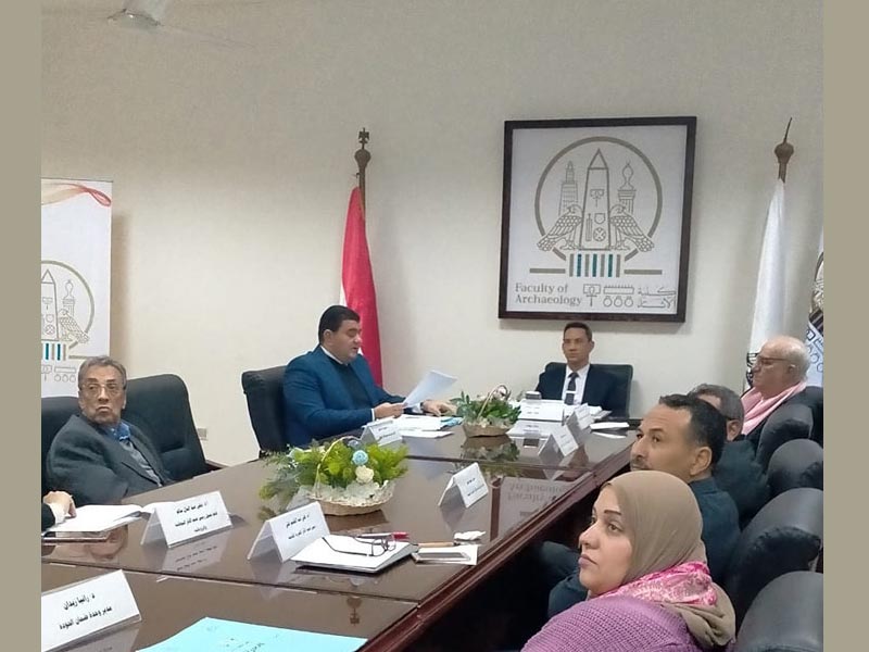 The Faculty of Archeology at Ain Shams University holds the fourteenth council of the faculty