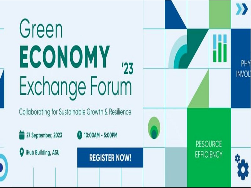 Today… the launch of the Green Economy Project Conference at the Innovation and Entrepreneurship Center in cooperation with the Entrepreneurship Center at the Technical University