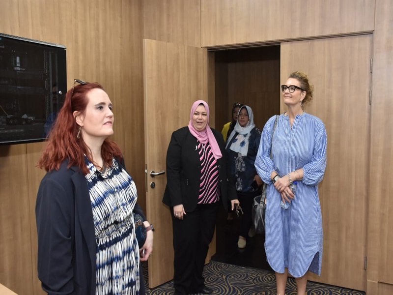 A delegation from the British University of Essex visits the Networks and Information Technology Center and the Development of Educational Strategies and Research Center at the university