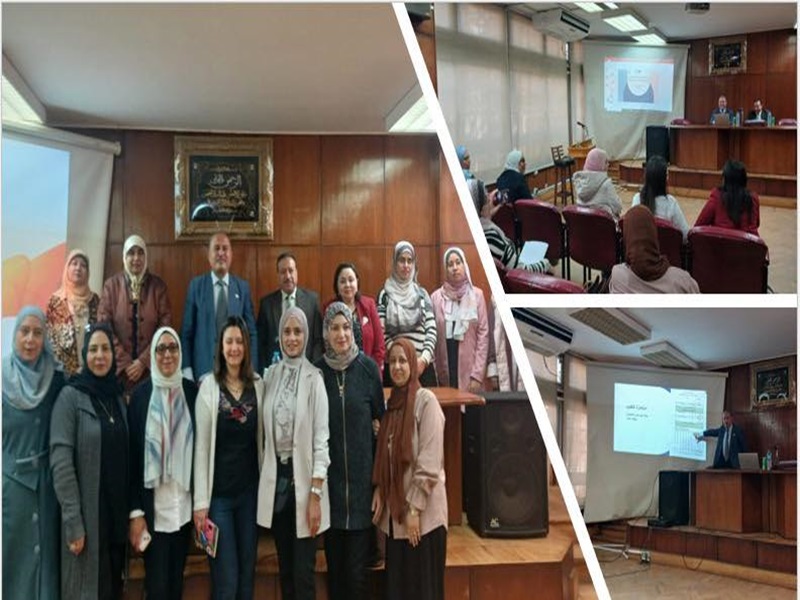 Ain Shams University Awards Office organizes an introductory symposium at the Faculty of Girls to support applying for the 2024 University Awards