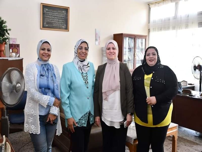 An introductory tour for new students at the Faculty of Girls