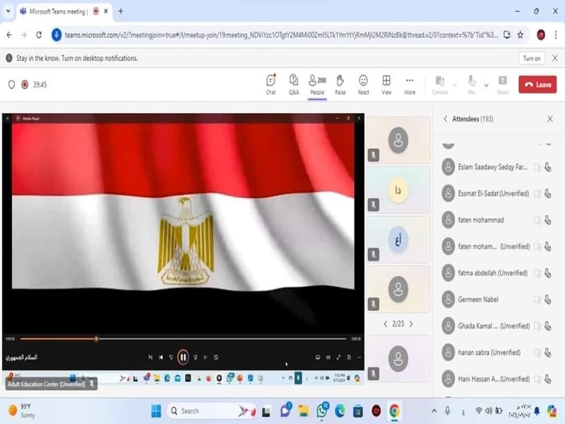 توصيات مؤتمر "تعليم الكبار في حالات الطوارئ والأزمات" بمركز تعليم الكبار بجامعة عين شمس