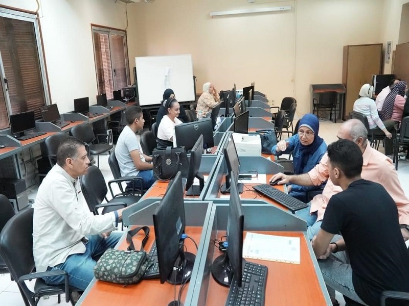 Ain Shams University received 7183 students in the electronic coordination labs during the first phase of Tertiary Admissions