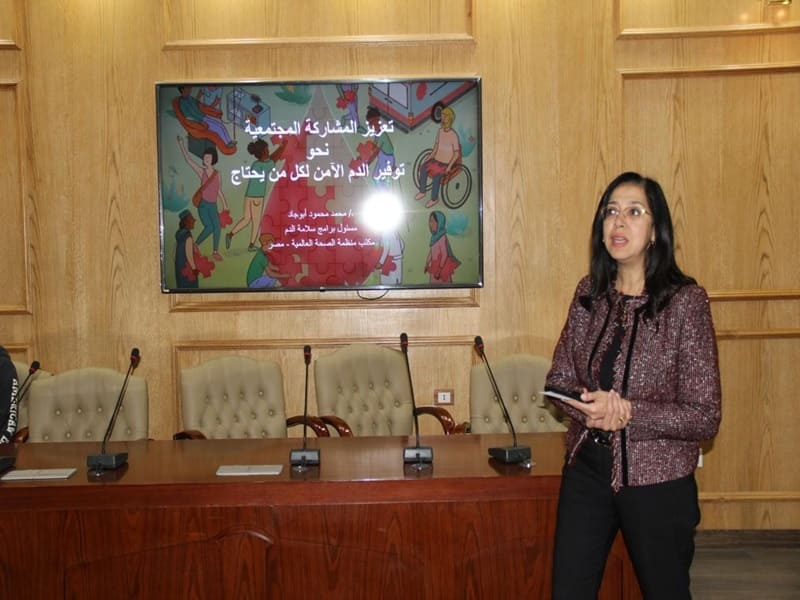 The Faculty of Pharmacy hosts the awareness symposium "For Blood Donation" as part of the "Shoryan El-Ataa" initiative