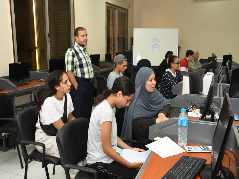 Ain Shams University's electronic coordination labs received 5143 students at the end of the second coordination phase