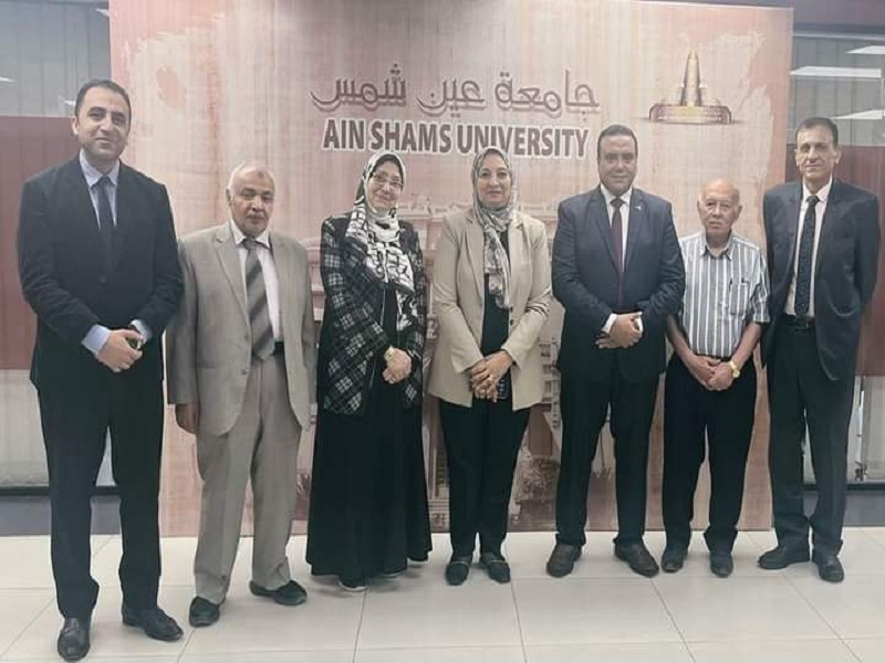 The Vice President of Ain Shams University chaired the meeting of the Board of Directors of the Financial Consulting and Auditing Center at Ain Shams University