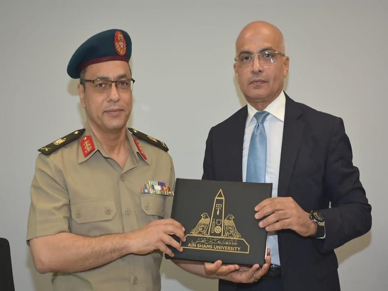 The Armed Forces Language Institute signs a cooperation protocol with Ain Shams University