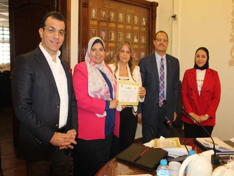 Honoring the Quality Team for its role in accrediting academic programs at the Faculty of Arts