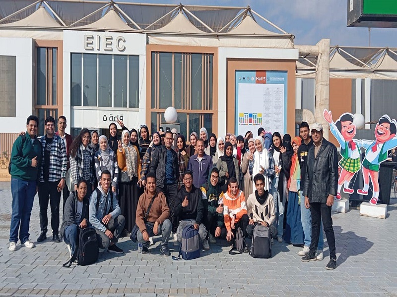 Ain Shams University students visit the 56th Cairo International Book Fair