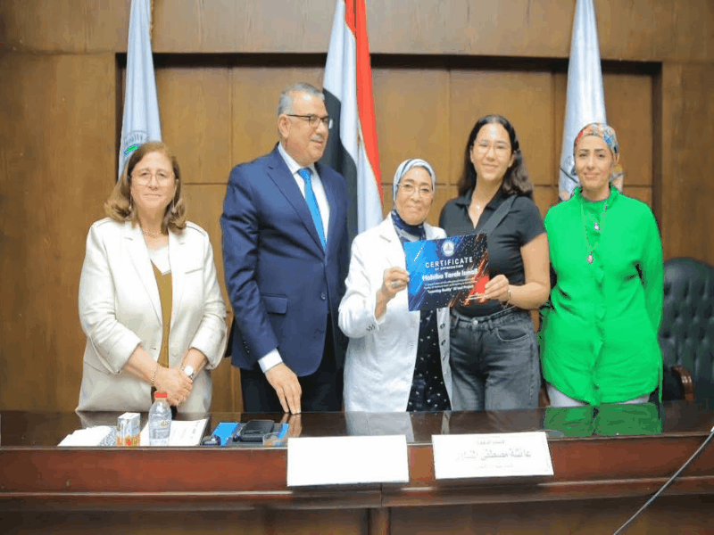 Honoring ceremony for the Faculty of Business team participating in the Learning Buddy AI tool project initiative