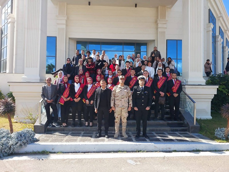 The Education and Students Sector organizes a scientific visit to the Alexandria Naval Base in cooperation with the Military Education Department