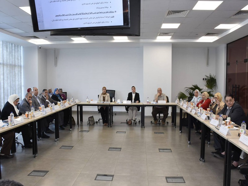 Ain Shams University Vice President for Postgraduate Studies chairs the sector council meeting