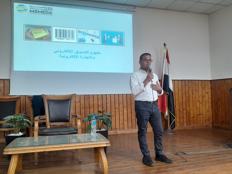 The Faculty of Arts organizes Seminar on E-Marketing Skills to Empower Youth with the Tools of the Future