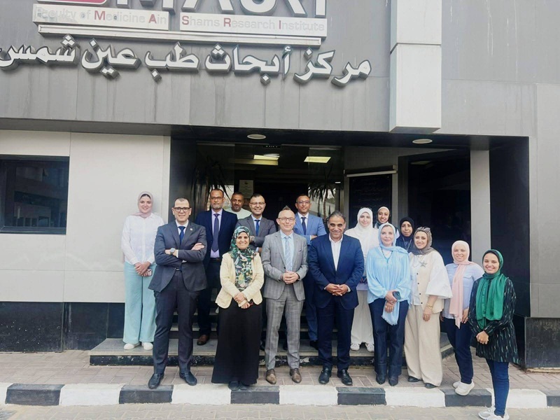 زيارة وفد من شركة أليكسيون – الذراع الطبي لعلاج الأمراض النادرة التابع لشركة أسترازينيكا العالمية – لمركز "مصري" للأبحاث الإكلينيكية بطب عين شمس