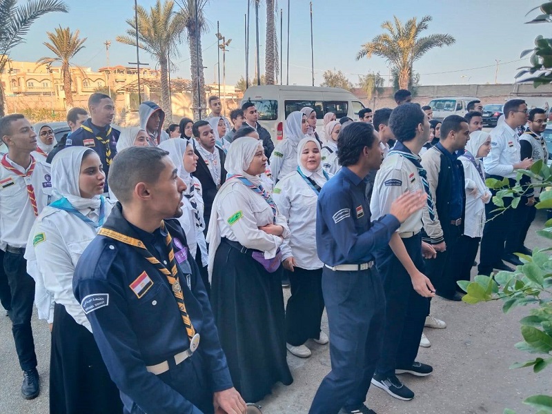 Under the slogan "Together Towards a Global Citizen"…The 7th training camp for Ain Shams University scouts begins