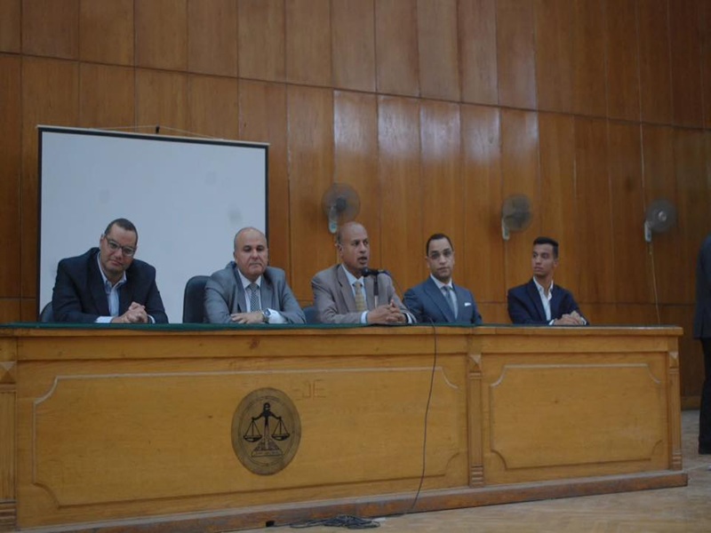 Dean of the Faculty of Law, Vice Deans, Faculty Staff, and Teaching Assistants Attend the Final Performance of the Human Rights Society at the Faculty