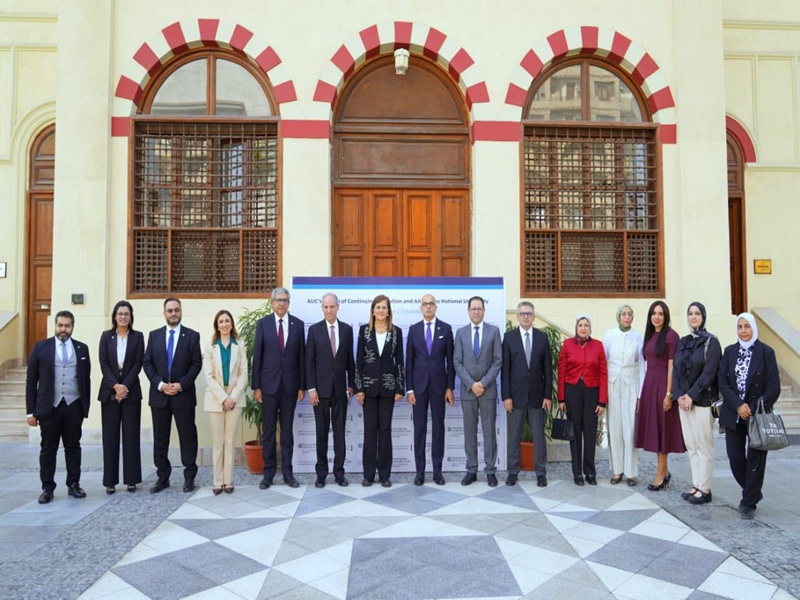 Ain Shams University and the American University in Cairo sign partnership to launch “Business Leadership in Healthcare” Certificate Program for Faculty of Medicine students