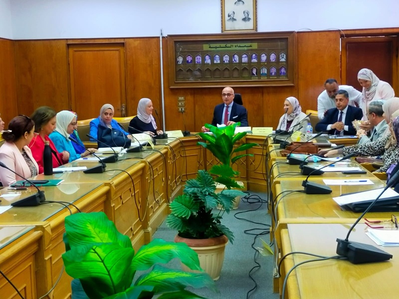 The President of Ain Shams University attends the Faculty of Al-Alsun Council Meeting