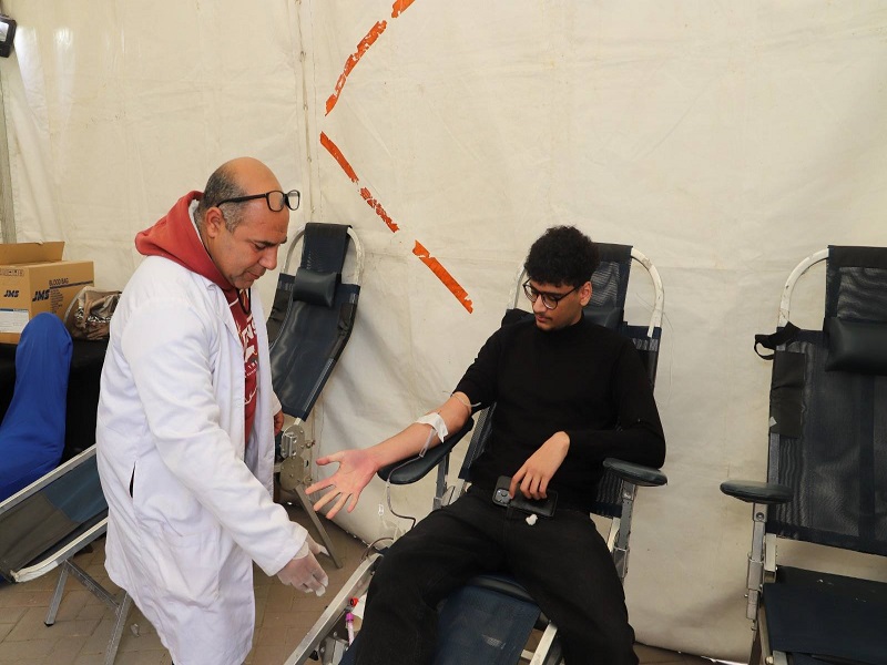 Ain Shams University launches the "Shoryan El-Ataa" festival to raise awareness of the importance of regular blood donation