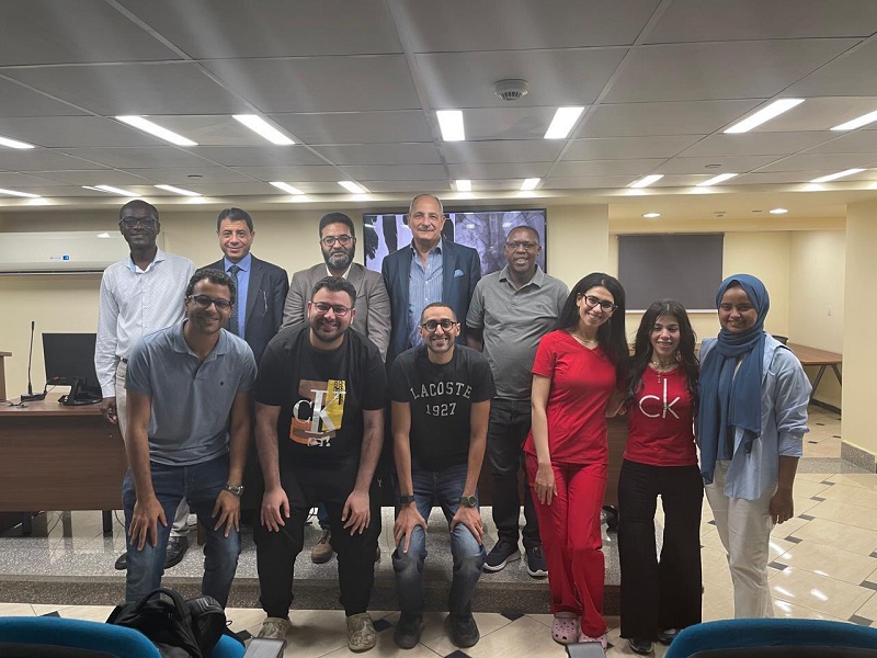 Ain Shams University Hospitals organizes a training program for two doctors from Kenya and Ghana on the latest interventional radiology techniques