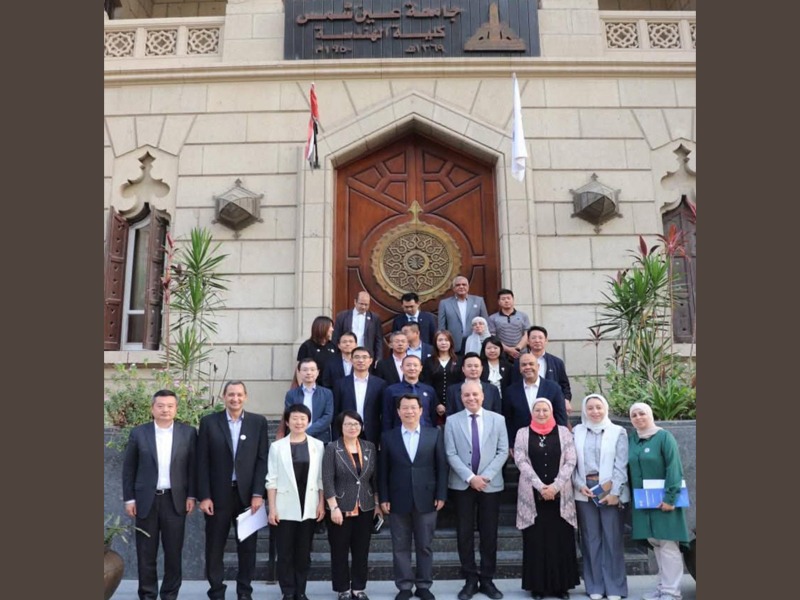 هندسة عين شمس تحتفل بمرور خمس سنوات على افتتاح ورشة لوبان