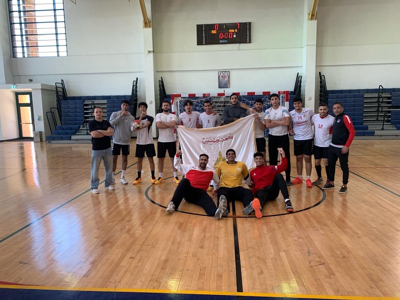 For the second year in a row, the Ain Shams University student handball team tops the list of Egyptian universities, achieving first place and the gold medal in the "Martyr Al-Rifai 52" Championship