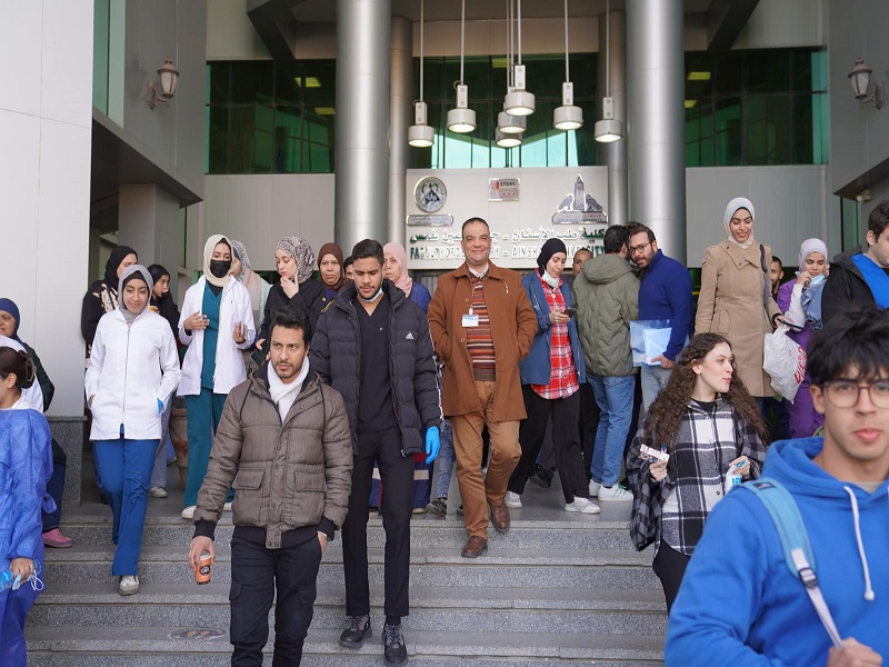 A successful evacuation experiment at the Faculty of Dentistry