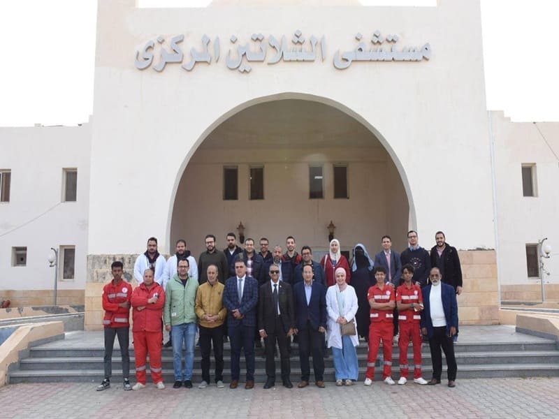 "بدء فعاليات قافلة جامعة عين شمس التنموية الشاملة لمحافظة البحر الأحمر "حلايب وشلاتين وأبو رماد