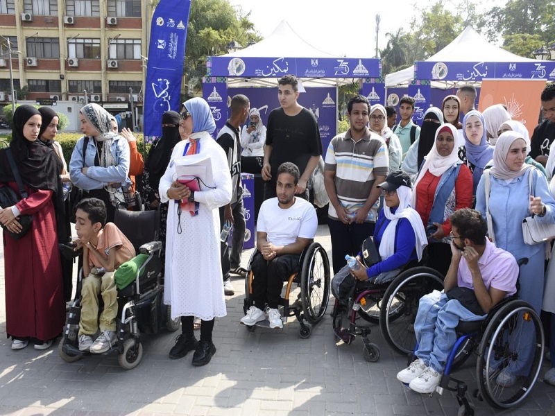 "Al-Hassan Foundation" Participates as Guest of the Second Day of the "Tamkeen" Initiative at Ain Shams University to Raise Awareness of the Rights of Persons with Disabilities