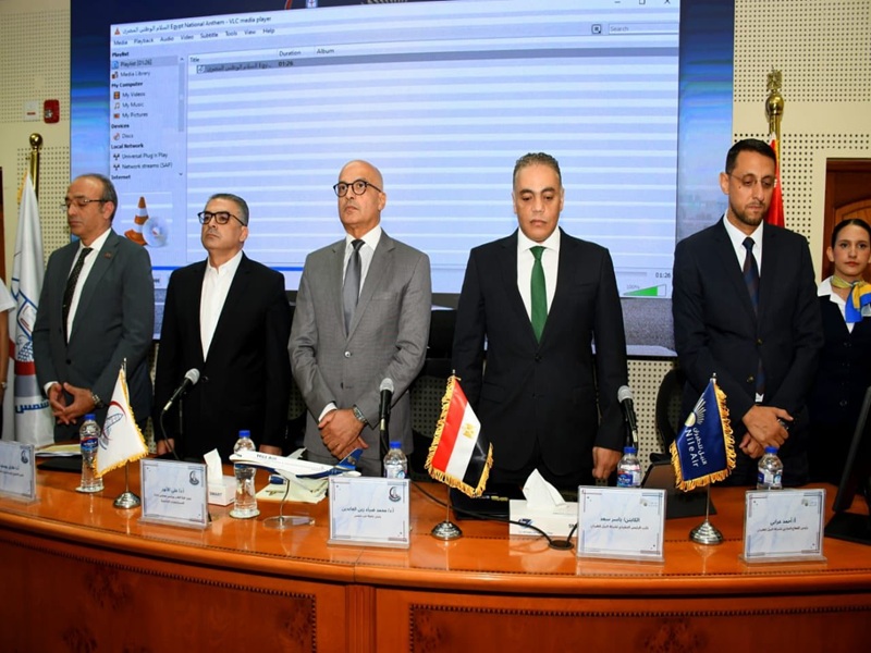 The President of Ain Shams University Witnesses the Signing of a Cooperation Protocol Between University Hospitals and Nile Air to Support Bone Marrow Transplant Children