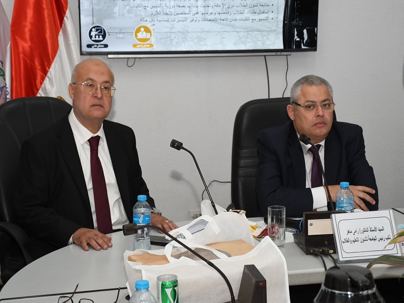 Ain Shams University Council of Education and Student Affairs Affirms Continuous Monitoring of Examinations and Discusses Innovation, Digital Transformation, International Students, and the Development of Student Services