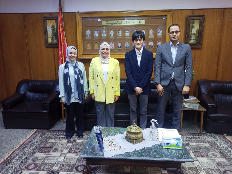 The Dean of the Faculty of Al-Alsun Receives Japan Foundation Cairo Delegation to Discuss JLPT Arrangements and Strengthen Academic and Cultural Cooperation