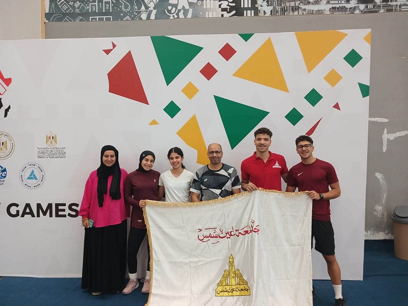 Gold, Silver and Bronze…Ain Shams Champions Make Their Mark in Fencing at Cairo 2026