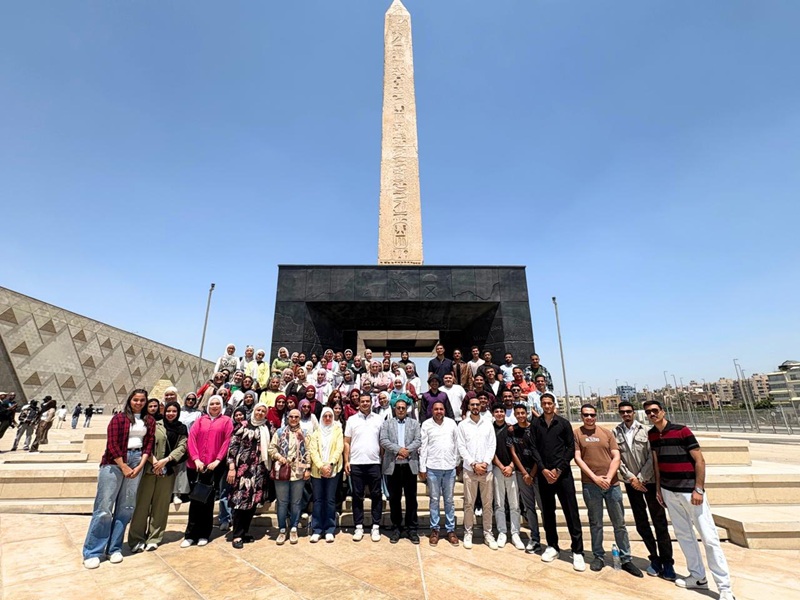 Students for Egypt at Ain Shams University organize a visit to the Grand Egyptian Museum
