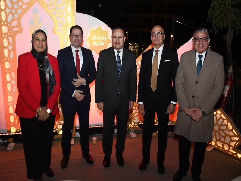 In the presence of senior government officials and public figures, the Minister of Higher Education participated in the annual Iftar banquet organized by Ain Shams University