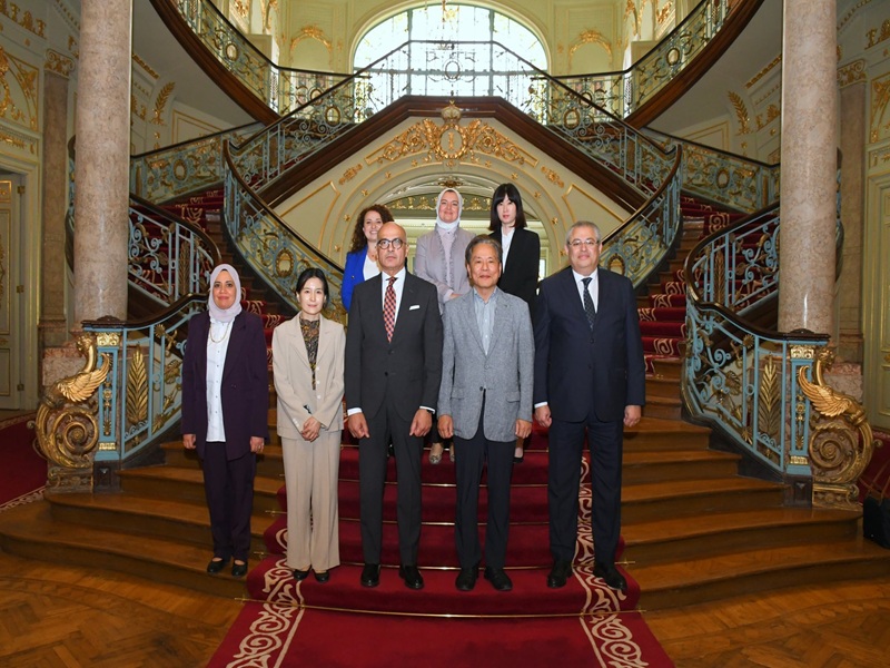 President of Ain Shams University Receives Delegation from the Korea-Africa Foundation to Discuss Academic and Research Cooperation