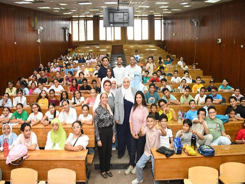 The Faculty of Nursing Hosts Children’s University Students as Part of the Program’s Activities Under the Slogan “Dream… Work… Create”
