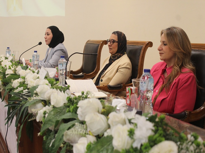 Vice President of Ain Shams University for Community Service inaugurates the activities of the First Annual Environmental Forum of the Faculty of Arts
