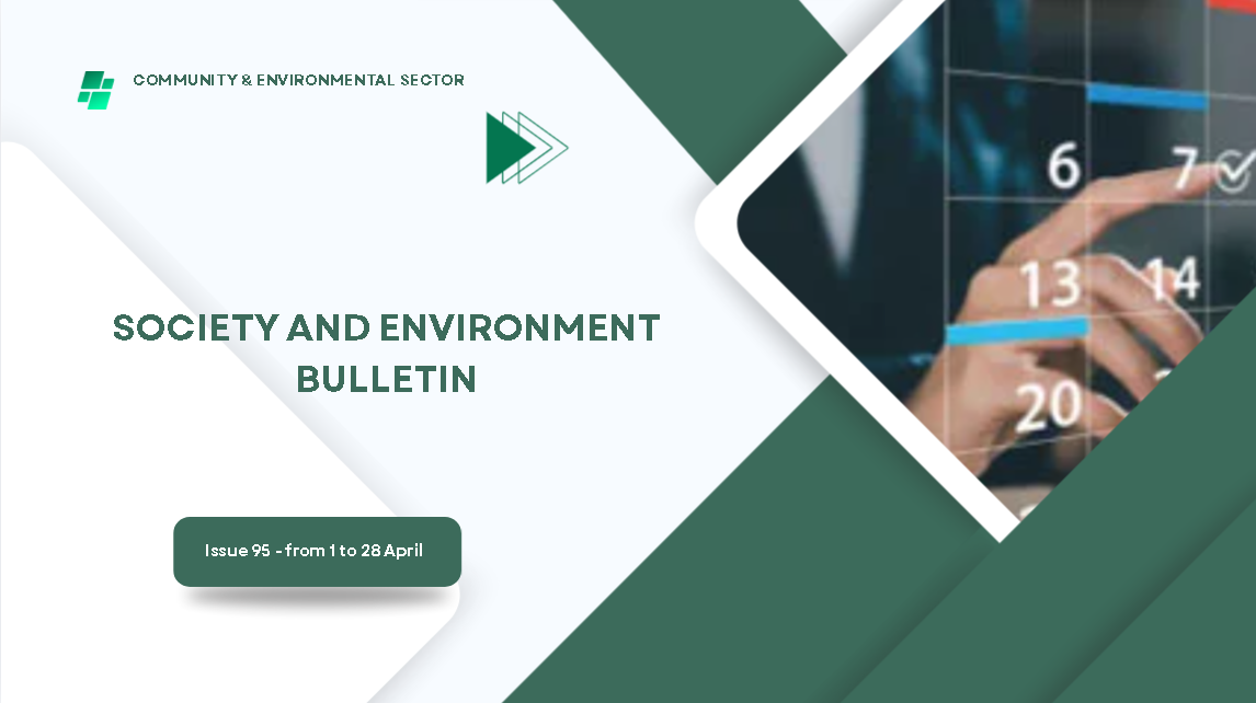 The Electronic Portal Issues Edition No 96 of Community Service and Environmental Development Sector Bulletin