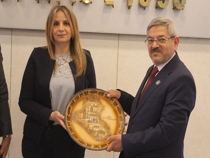 The Faculty of Arts Explores Prospects of Academic Collaboration with Its Counterpart at Imam Ja'far Al-Sadiq University in Iraq